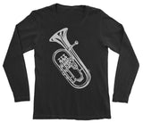 Euphonium Long Sleeve Shirt in Black