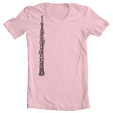 Oboe Gifts Music Instrument Shirt in Pink Unusual Music Themed Gifts 