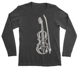 VIOLIN Player Gifts T shirt. Great Gift for a Musician. GoWithMusic Orchestra Concert Violin Player. Sizes: Youth / Unisex / Long Sleeve