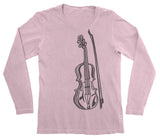 VIOLIN Player Gifts T shirt. Great Gift for a Musician. GoWithMusic Orchestra Concert Violin Player. Sizes: Youth / Unisex / Long Sleeve