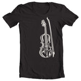 VIOLIN Player Gifts T shirt. Great Gift for a Musician. GoWithMusic Orchestra Concert Violin Player. Sizes: Youth / Unisex / Long Sleeve